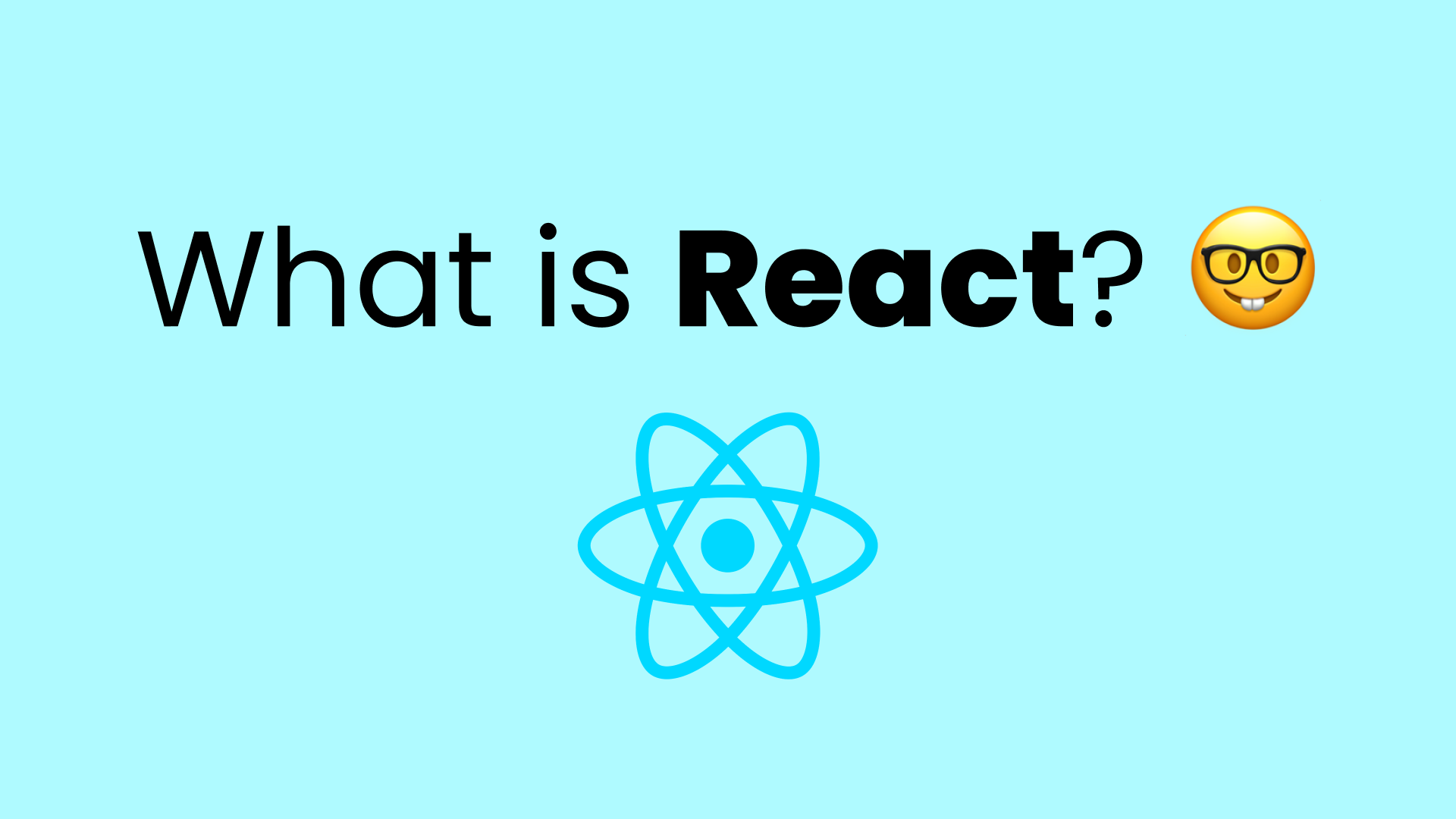 Cover Image for What is React?